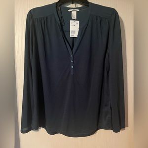 H&M button long sleeve